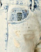 One Teaspoon De blugi pantaloni scurți OUTLAWS | Relaxed fit | low waist