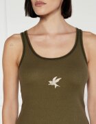 One Teaspoon Rochie Rib Singlet