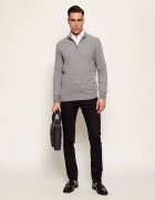 Oscar Jacobson Pulover patton | regular fit cu adaos de lână și cașmir
