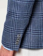 Oscar Jacobson Sacou Ferry Patch | Slim Fit cu adaos de lână