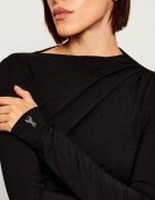 Patrizia Pepe Bluză | Slim Fit cu adaos de lână
