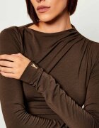 Patrizia Pepe Bluză | Slim Fit cu adaos de lână
