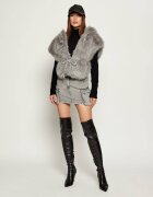 Patrizia Pepe Cu două fețe poncho | Loose fit