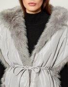 Patrizia Pepe Cu două fețe poncho | Loose fit