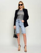 Patrizia Pepe De blugi pantaloni scurți | Slim Fit