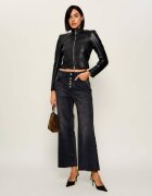 Patrizia Pepe Geacă de piele | Cropped Fit