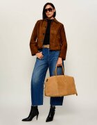 Patrizia Pepe Geantă de voiaj New Business | piele întoarsă