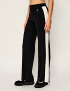 Patrizia Pepe Pantaloni de tricot | flare fit cu adaos de lână