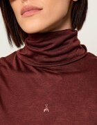 Patrizia Pepe Top | Slim Fit | cu adaos de mătase și cașmir