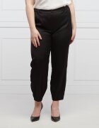 Persona by Marina Rinaldi De satin pantaloni RENDE | Regular Fit