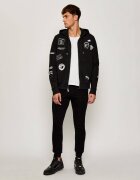 Philipp Plein Teniși din piele Mix Strass Cocco