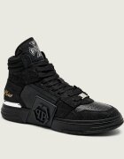 Philipp Plein Teniși din piele Nubuck Mid top Phantom