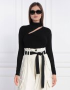 Pinko Bluză | Slim Fit cu adaos de cașmir