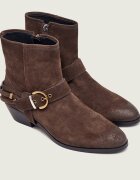 Pinko Botine cu toc Jane 07 | piele întoarsă