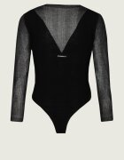 Pinko De lână body DISGELO | Slim Fit | cu adaos de mătase și cașmir