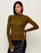 Pinko De lână guler înalt Muggito | Slim Fit