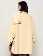 Pinko De lână palton + șal Ciclamino