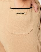 Pinko De lână pantaloni de tricot Veraguas | Straight fit cu adaos de cașmir