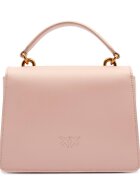 Pinko De piele cufăr Love One Top Handle Mini Light