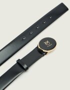 Pinko De piele curea ROUND ENAMEL H28