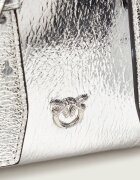 Pinko De piele geantă pe umăr BOWLING BAG ZIP MINI