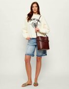 Pinko De piele geantă pe umăr BUCKET BELT CLASSIC