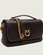 Pinko De piele geantă pe umăr Click Soft Horizontal Chain