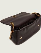 Pinko De piele geantă pe umăr Click Soft Horizontal Chain