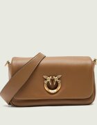 Pinko De piele geantă pe umăr Click Soft Horizontal Mini