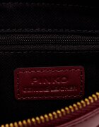 Pinko De piele geantă pe umăr Double Mini