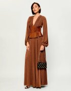Pinko De piele geantă pe umăr Double Mini Full Studs