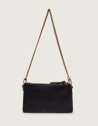 Pinko De piele geantă pe umăr Double Mini Full Studs