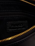 Pinko De piele geantă pe umăr Double Mini Full Studs