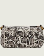 Pinko De piele geantă pe umăr Half Moon Horizontal Mini