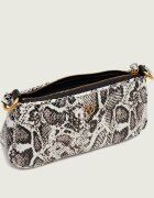 Pinko De piele geantă pe umăr Half Moon Horizontal Mini
