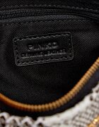 Pinko De piele geantă pe umăr Half Moon Horizontal Mini