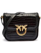 Pinko De piele geantă pe umăr Love Box Bag Fl Mini