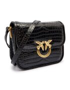 Pinko De piele geantă pe umăr Love Box Bag Fl Mini