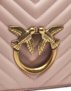 Pinko De piele geantă pe umăr Love Click Classic