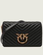 Pinko De piele geantă pe umăr Love Click Classic