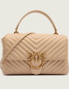 Pinko De piele geantă pe umăr Love Lady Puff Classic