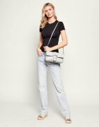 Pinko De piele geantă pe umăr Love One Classic Slouchy
