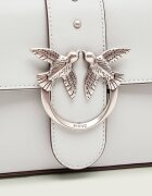 Pinko De piele geantă pe umăr Love One Classic Slouchy