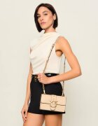 Pinko De piele geantă pe umăr Love One Mini