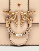 Pinko De piele geantă pe umăr Love One Mini