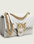 Pinko De piele geantă pe umăr Love One Mini