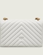 Pinko De piele geantă pe umăr Love One Mini
