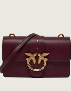 Pinko De piele geantă pe umăr Love One Mini