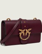 Pinko De piele geantă pe umăr Love One Mini