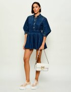 Pinko De piele geantă pe umăr LOVE ONE SLOUCHY CLASSIC